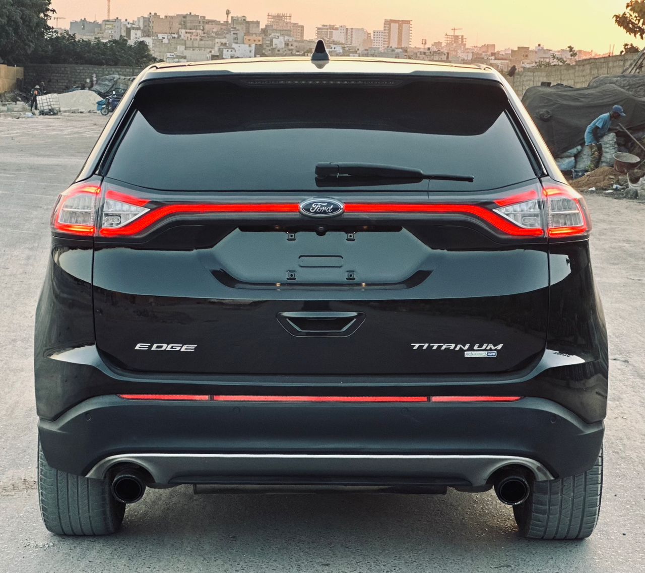 FORD EDGE TITANIUM AWD 2016 NOIR